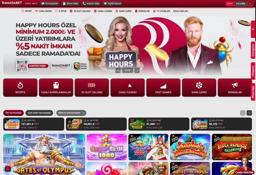 Ramadabet ekran görüntüsü